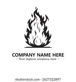 Fire Logo Company Design Illustration Vector Graphic Image