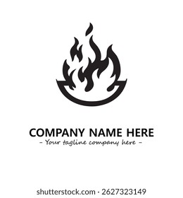 Fire Logo Company Design Illustration Vector Graphic Image