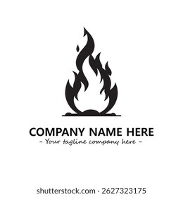 Fire Logo Company Design Illustration Vector Graphic Image