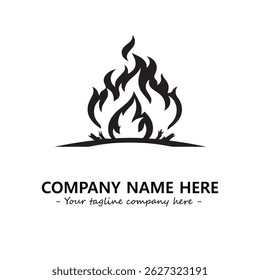 Fire Logo Company Design Illustration Vector Graphic Image