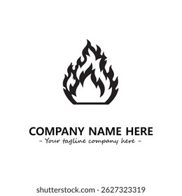 Fire Logo Company Design Illustration Vector Graphic Image