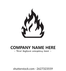 Fire Logo Company Design Illustration Vector Graphic Image