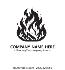 Fire Logo Company Design Illustration Vector Graphic Image