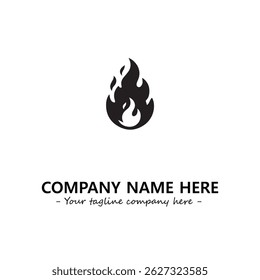 Fire Logo Company Design Illustration Vector Graphic Image