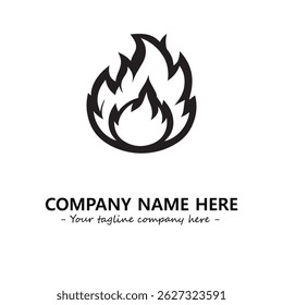 Fire Logo Company Design Illustration Vector Graphic Image