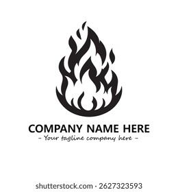 Fire Logo Company Design Illustration Vector Graphic Image