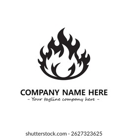 Fire Logo Company Design Illustration Vector Graphic Image