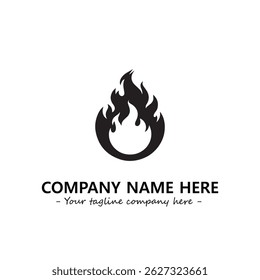 Fire Logo Company Design Illustration Vector Graphic Image