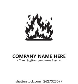 Fire Logo Company Design Illustration Vector Graphic Image