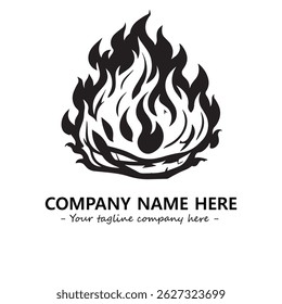 Fire Logo Company Design Illustration Vector Graphic Image