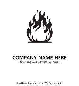 Fire Logo Company Design Illustration Vector Graphic Image