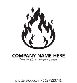 Fire Logo Company Design Illustration Vector Graphic Image