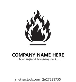 Fire Logo Company Design Illustration Vector Graphic Image