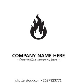 Fire Logo Company Design Illustration Vector Graphic Image