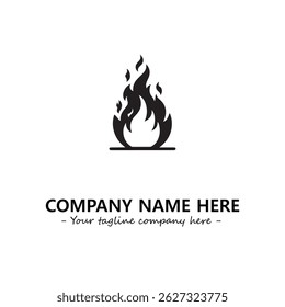 Fire Logo Company Design Illustration Vector Graphic Image