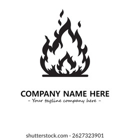 Fire Logo Company Design Illustration Vector Graphic Image