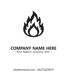 Fire Logo Company Design Illustration Vector Graphic Image