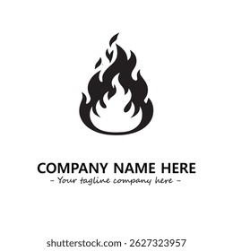 Fire Logo Company Design Illustration Vector Graphic Image