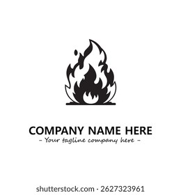 Fire Logo Company Design Illustration Vector Graphic Image