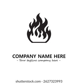 Fire Logo Company Design Illustration Vector Graphic Image
