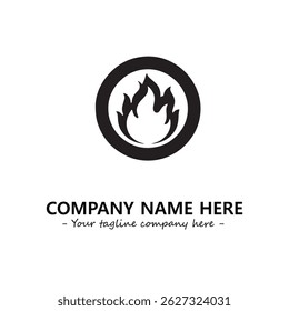 Fire Logo Company Design Illustration Vector Graphic Image