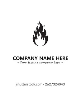 Fire Logo Company Design Illustration Vector Graphic Image