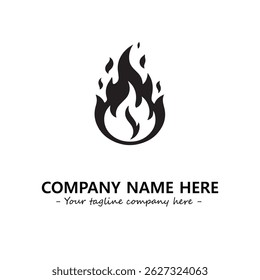 Fire Logo Company Design Illustration Vector Graphic Image