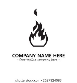 Fire Logo Company Design Illustration Vector Graphic Image
