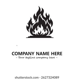 Fire Logo Company Design Illustration Vector Graphic Image