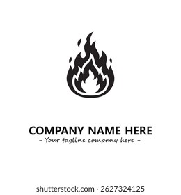 Fire Logo Company Design Illustration Vector Graphic Image
