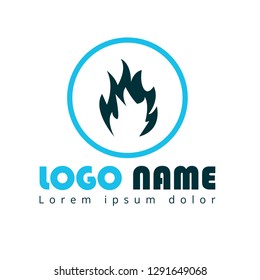 fire logo concept. Designed for your web site design, logo, app, UI