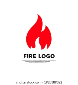 Feuerlogokonzept, Vektorgrafik