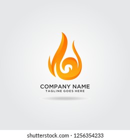 Fire logo design
