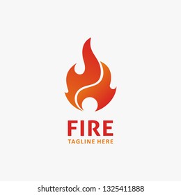 Fire logo design