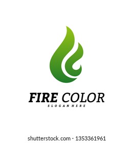 Fire Logo Design Concepts. Flame Logo Template Vector. Icon Symbol