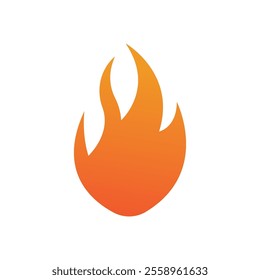 Fire logo design illustration and fire symbol