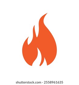 Fire logo design illustration and fire symbol