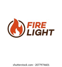 Fire logo design inspiration, bio gas logo design vector illustration isolated on white backgroun