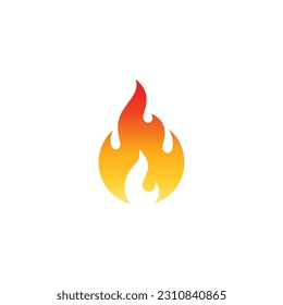 fire logo design with modern colorful