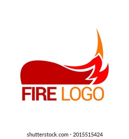 Fire logo Design suitabel For Your Business. template logo. red logo. fire