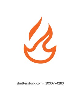Fire Logo Design template