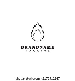 fire logo design template icon modern vector illustration