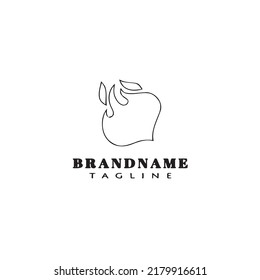 icono de diseño de logotipo de incendio ilustración vectorial moderna