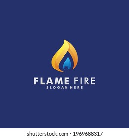 
fire logo design template vector illustration