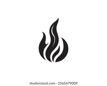 Fire Logo Design Vector Art