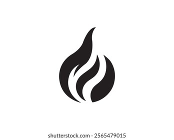 Fire Logo Design Vector Art