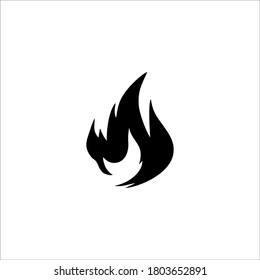 fire logo design vector sign