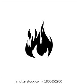 signo vectorial de diseño de logotipo de incendio