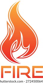 Logotipo de fogo vetor de design Símbolo de fogo