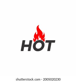 Fire logo design vector,hot flame element design .stock illustration